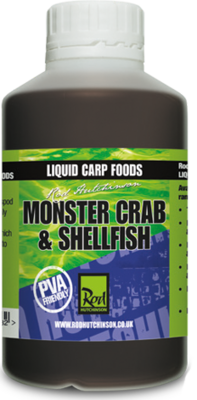 Rod Hutchinson Monster Crab & Shelfish Liquid Carp Food 500ml
